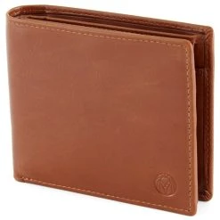 Lucleon Portefeuille En Cuir Marron Clair Tommy Jasper