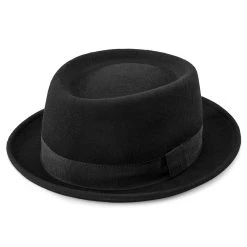 Chapeau Fawler en ligne 16 Fawler Chapeau Fido Heisenberg En Laine Noire