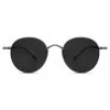 Arkai Occasus | Lunettes De Soleil En Titane Gris Anthracite à Verres Ronds Polarisés