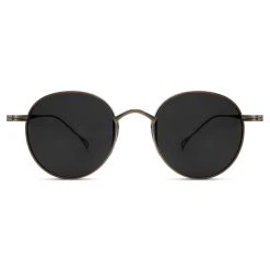 Arkai Occasus | Lunettes De Soleil En Titane Couleur Cuivre à Verres Ronds Polarisés