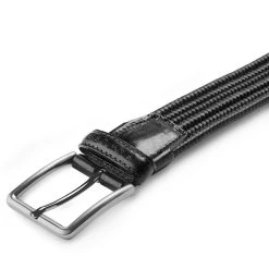 Fawler Ceinture Tressée Noire En Cuir Italien Pleine Fleur 7 Fawler Ceinture Tressée Noire En Cuir Italien Pleine Fleur -Chapeau Fawler en ligne 28048 3