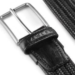 Fawler Ceinture Tressée Noire En Cuir Italien Pleine Fleur 9 Fawler Ceinture Tressée Noire En Cuir Italien Pleine Fleur -Chapeau Fawler en ligne 28048 5