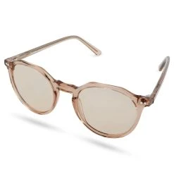 Otsu Occasus | Lunettes De Soleil Translucides Brun Clair Et De Style Vintage à Verres Ronds Polarisés 9 Otsu Occasus | Lunettes De Soleil Translucides Brun Clair Et De Style Vintage à Verres Ronds Polarisés -Chapeau Fawler en ligne 3 1 glasot