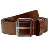 Salt & Hide Ceinture Marron En Cuir Pleine Fleur Sandeep