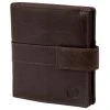 Lucleon Portefeuille Montreal Vertical En Cuir Marron RFID