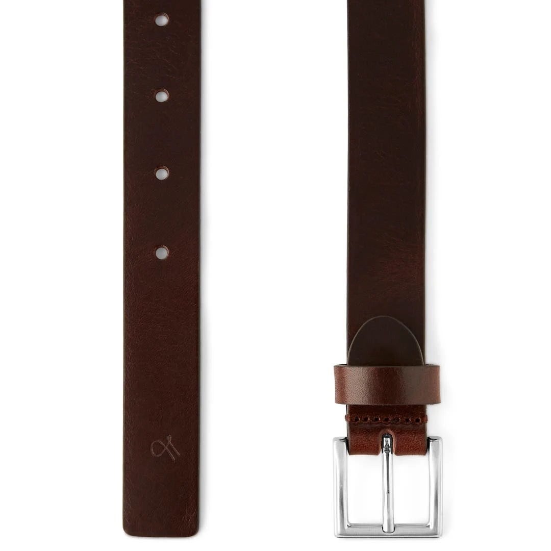 Fawler Ceinture En Cuir Brun Foncé Filippo 2 Fawler Ceinture En Cuir Brun Foncé Filippo – Image 2