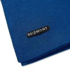 Seizmont Hiems | Écharpe Bleue En Laine Mélangée -Chapeau Fawler en ligne 3 3ssc