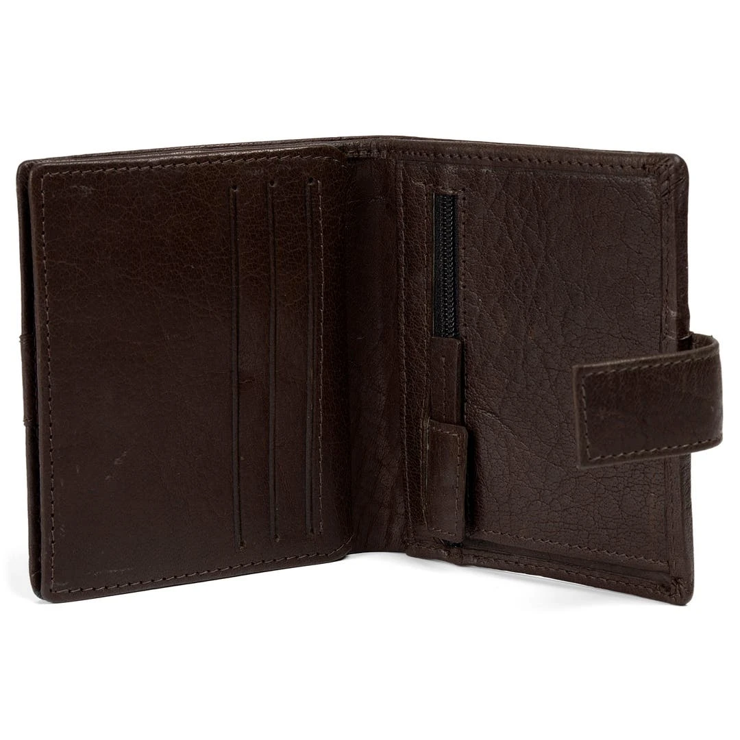 Lucleon Portefeuille Montreal Vertical En Cuir Marron RFID 2 Lucleon Portefeuille Montreal Vertical En Cuir Marron RFID – Image 2