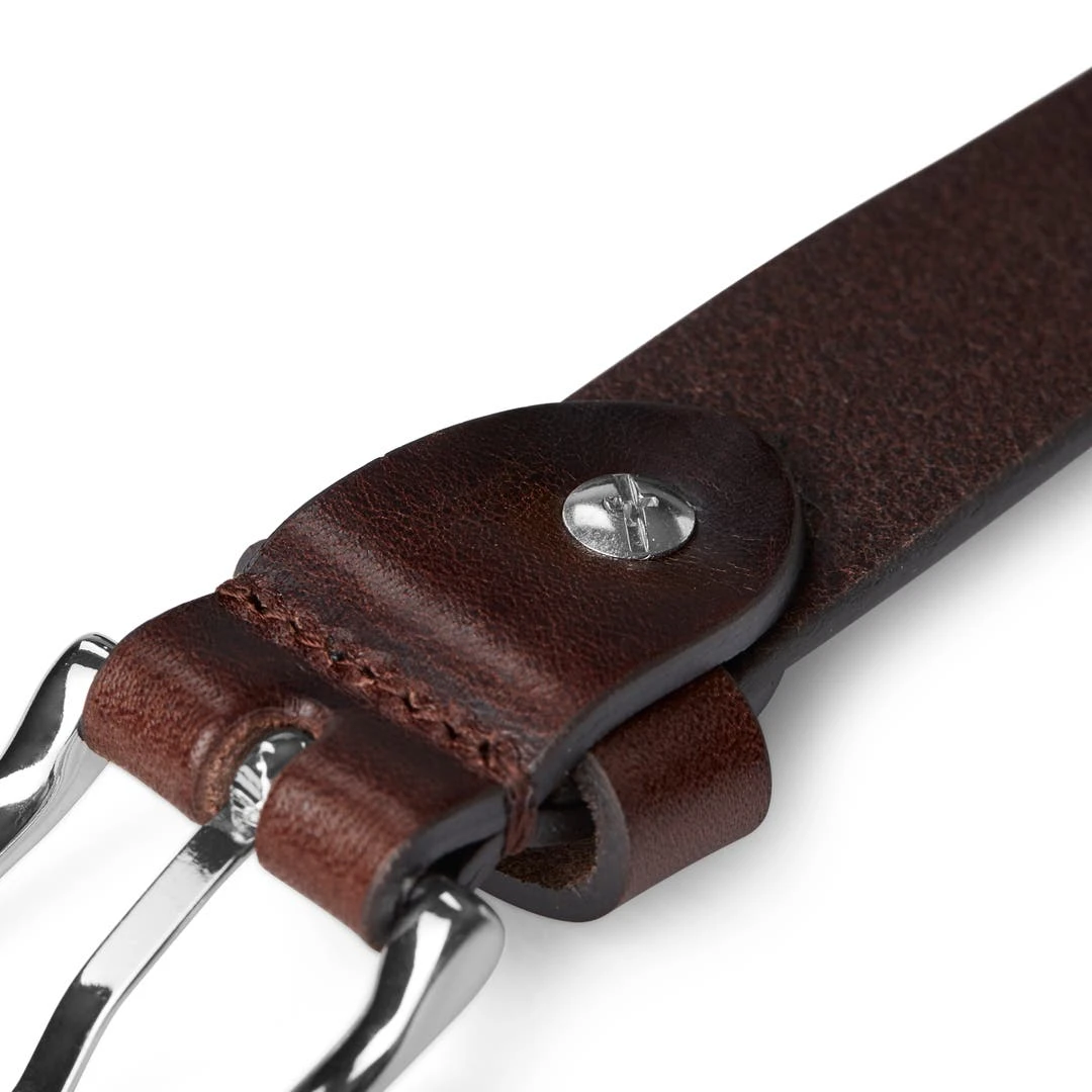 Fawler Ceinture En Cuir Brun Foncé Filippo 6 Fawler Ceinture En Cuir Brun Foncé Filippo – Image 6