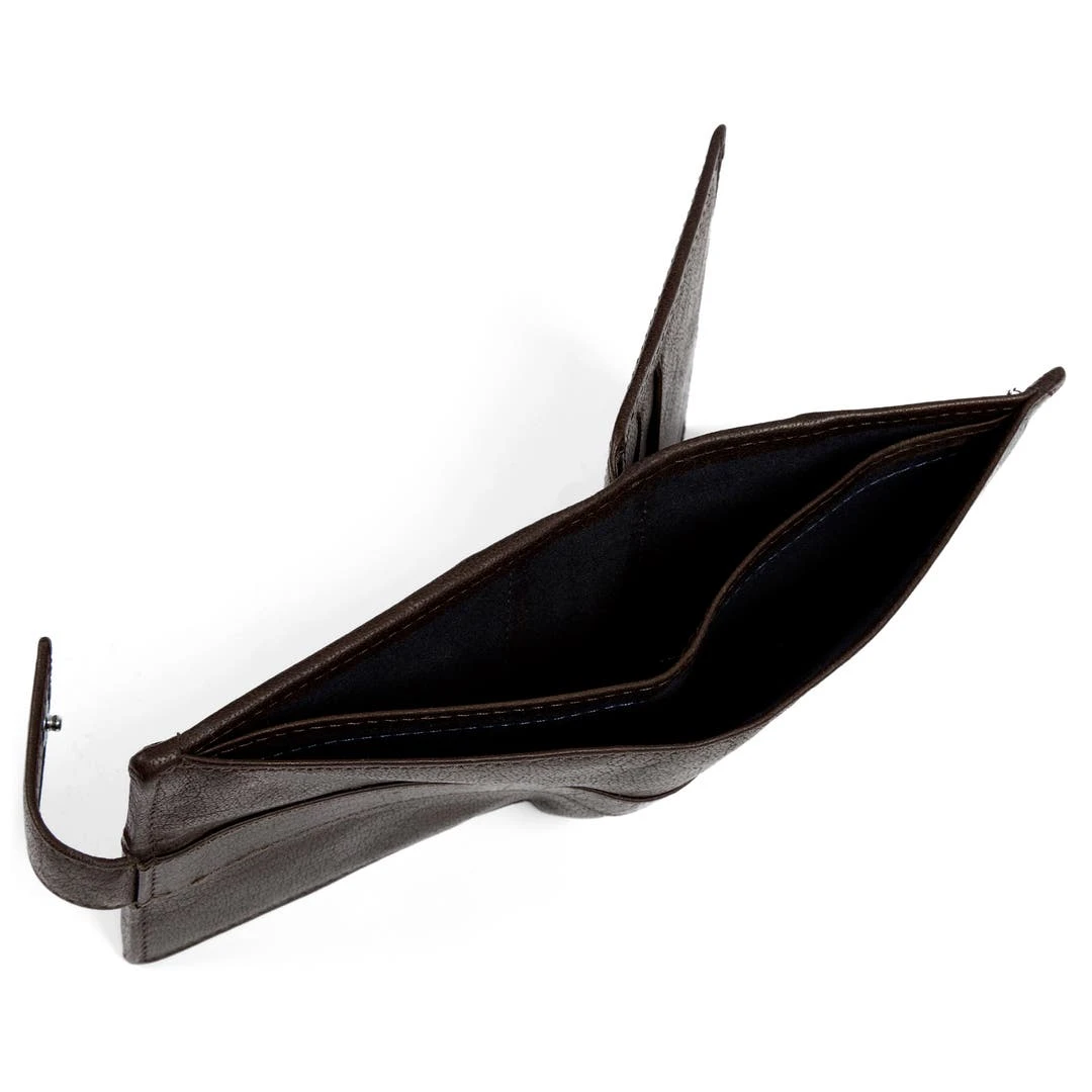 Lucleon Portefeuille Montreal Vertical En Cuir Marron RFID 6 Lucleon Portefeuille Montreal Vertical En Cuir Marron RFID – Image 6