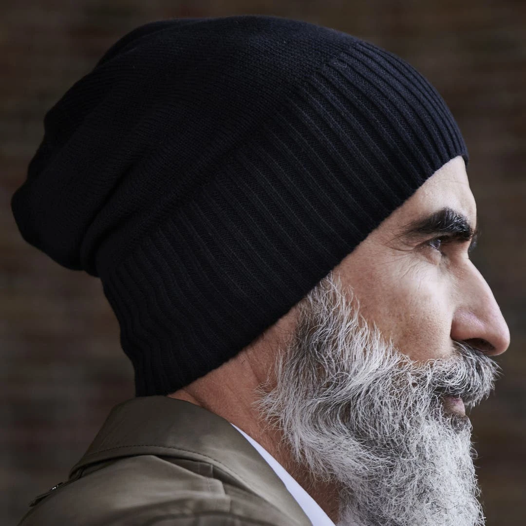 Fawler Beanie Noir Konrad Kite En Coton Organique 5 Fawler Beanie Noir Konrad Kite En Coton Organique – Image 5