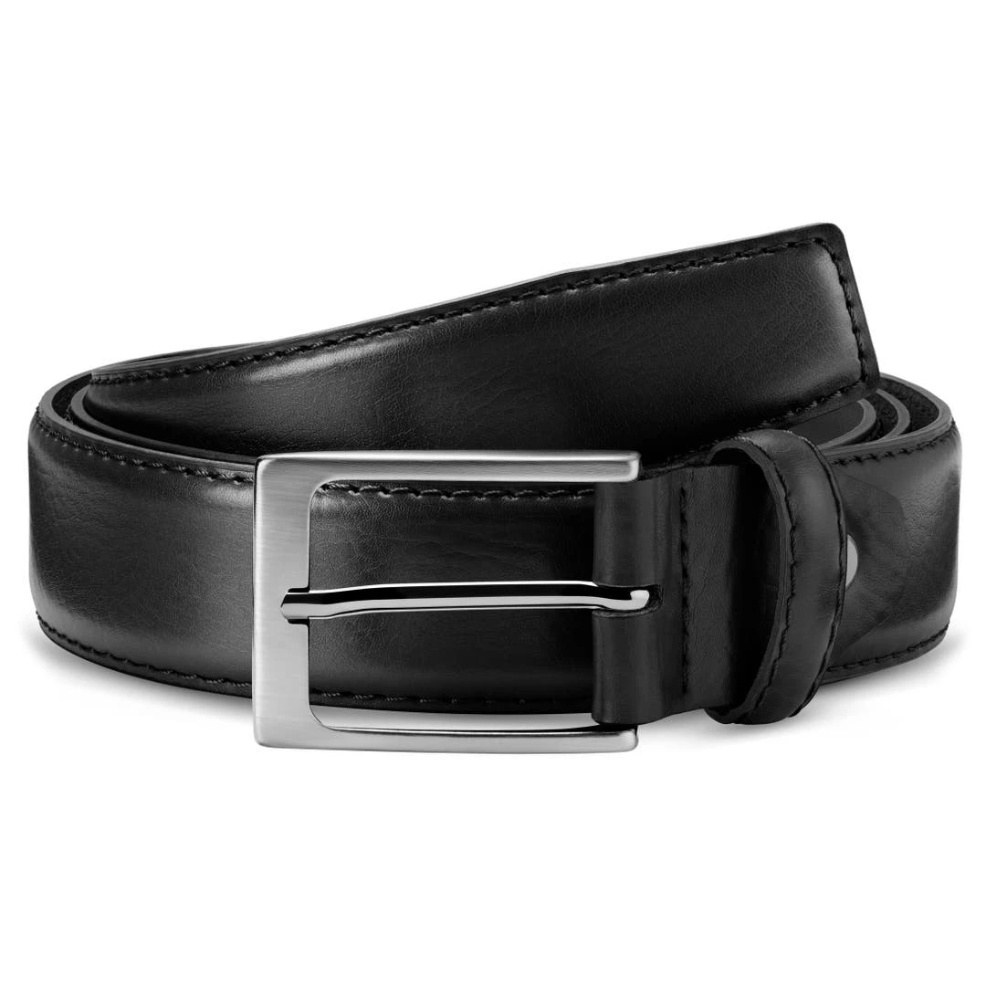 Salt & Hide Ceinture En Cuir Noir Homer 1 Salt & Hide Ceinture En Cuir Noir Homer