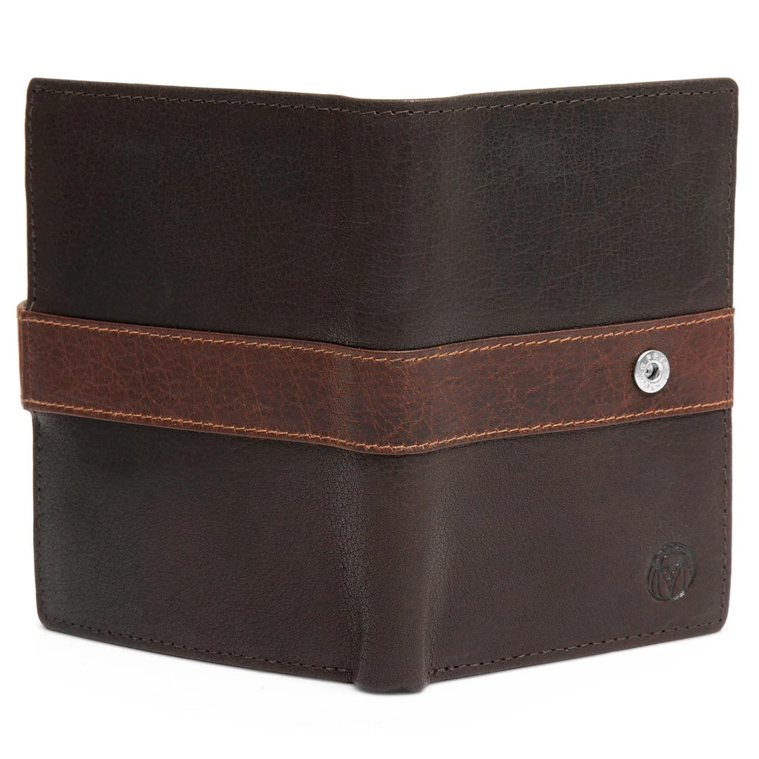 Lucleon Portefeuille Montreal Business En Cuir Deux Tons Marron RFID 4 Lucleon Portefeuille Montreal Business En Cuir Deux Tons Marron RFID – Image 4