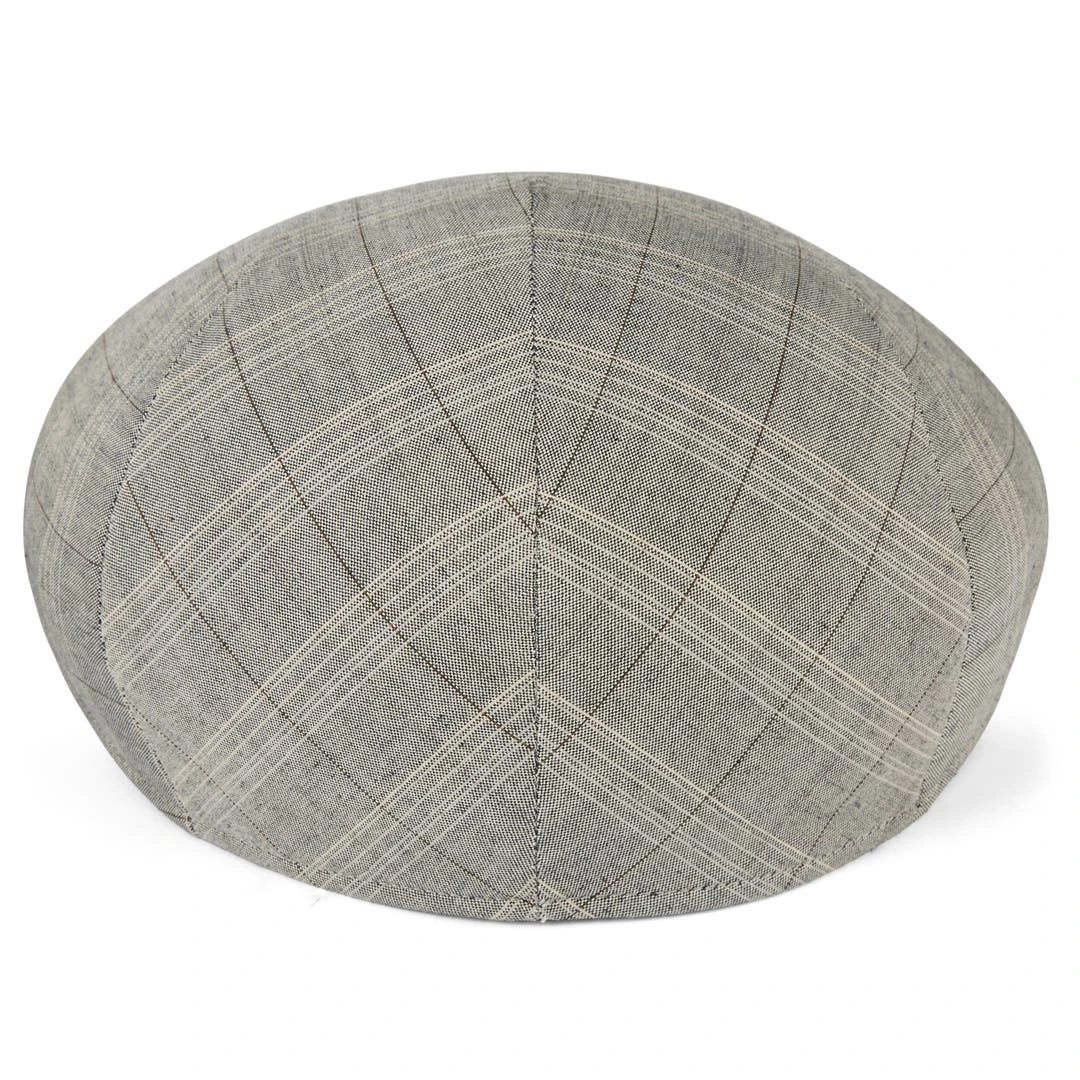 Fawler Casquette Plate Tirreno à Motif écossais Gris 4 Fawler Casquette Plate Tirreno à Motif écossais Gris – Image 4