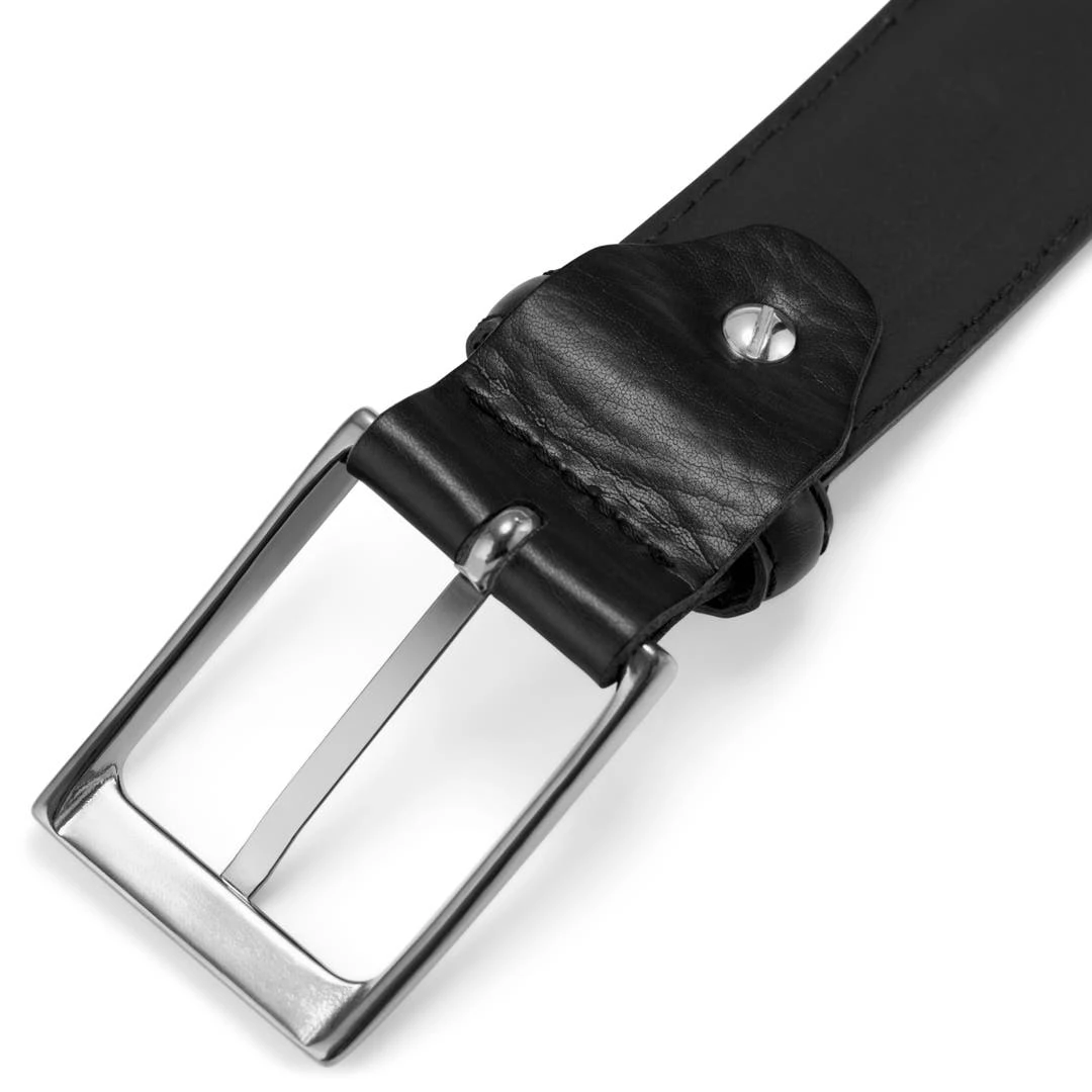 Salt & Hide Ceinture En Cuir Noir Homer 5 Salt & Hide Ceinture En Cuir Noir Homer – Image 5