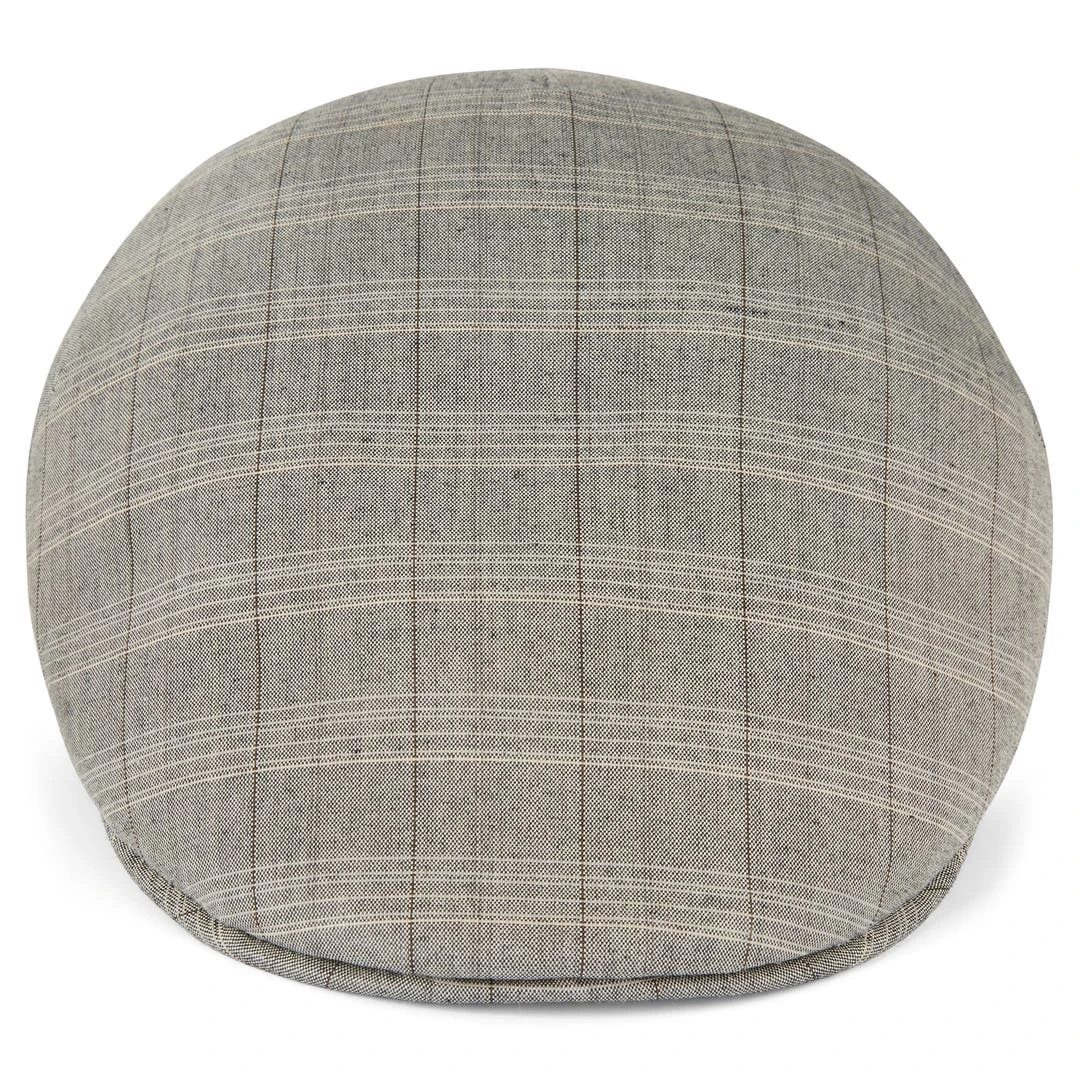 Fawler Casquette Plate Tirreno à Motif écossais Gris 5 Fawler Casquette Plate Tirreno à Motif écossais Gris – Image 5