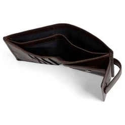 Lucleon Portefeuille Montreal Compact En Cuir Marron RFID -Chapeau Fawler en ligne 4 7 41