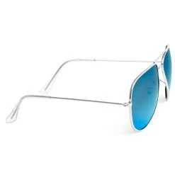 Paul Riley Lunettes Aviator Argentées Et Bleues Polarisées -Chapeau Fawler en ligne 42 3 5