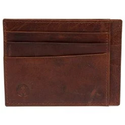 Lucleon Porte-cartes Montreal En Cuir Marron Foncé RFID