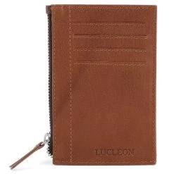 Lucleon Porte-cartes Lemmy Anti-RFID En Cuir Brun Clair 8 Lucleon Porte-cartes Lemmy Anti-RFID En Cuir Brun Clair -Chapeau Fawler en ligne 5 2 387