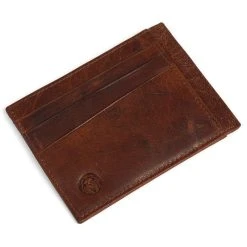 Lucleon Porte-cartes Montreal En Cuir Marron Foncé RFID -Chapeau Fawler en ligne 5 3 3 1