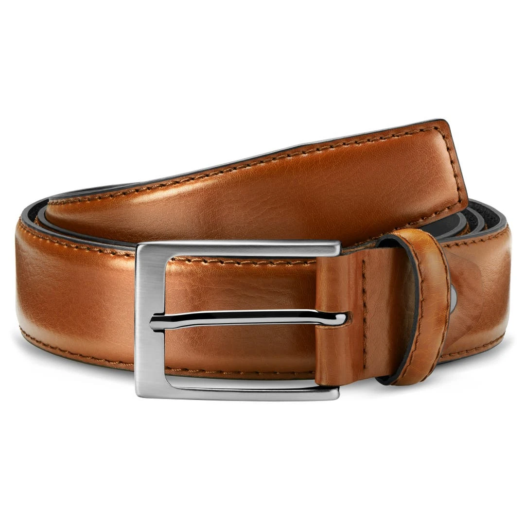 Salt & Hide Ceinture En Cuir Marron Homer 1 Salt & Hide Ceinture En Cuir Marron Homer