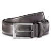 Salt & Hide Ceinture En Cuir Grise Homer