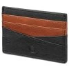 Lucleon Porte-cartes Lacey En Cuir Noir Anti-RFID