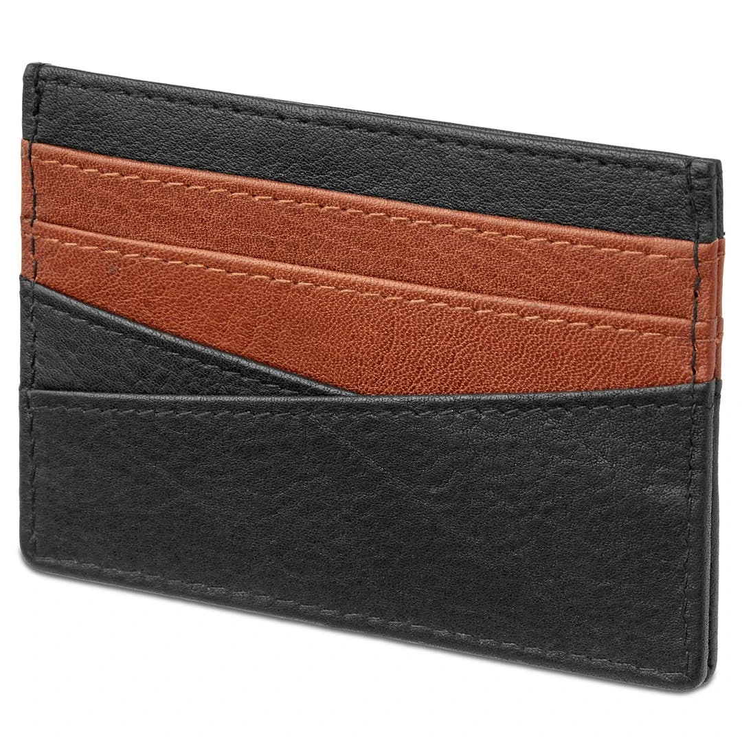 Lucleon Porte-cartes Lacey En Cuir Noir Anti-RFID 2 Lucleon Porte-cartes Lacey En Cuir Noir Anti-RFID – Image 2