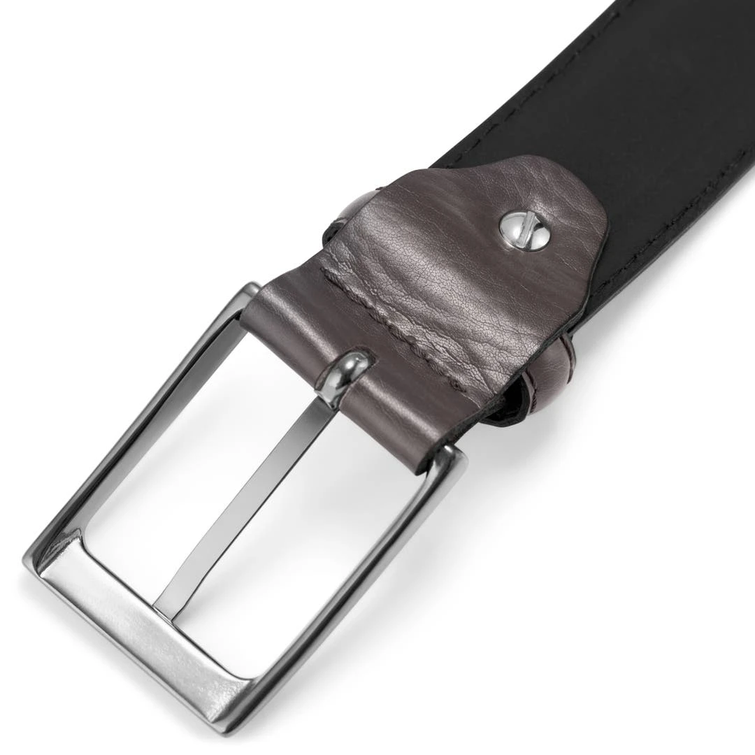 Salt & Hide Ceinture En Cuir Grise Homer 5 Salt & Hide Ceinture En Cuir Grise Homer – Image 5