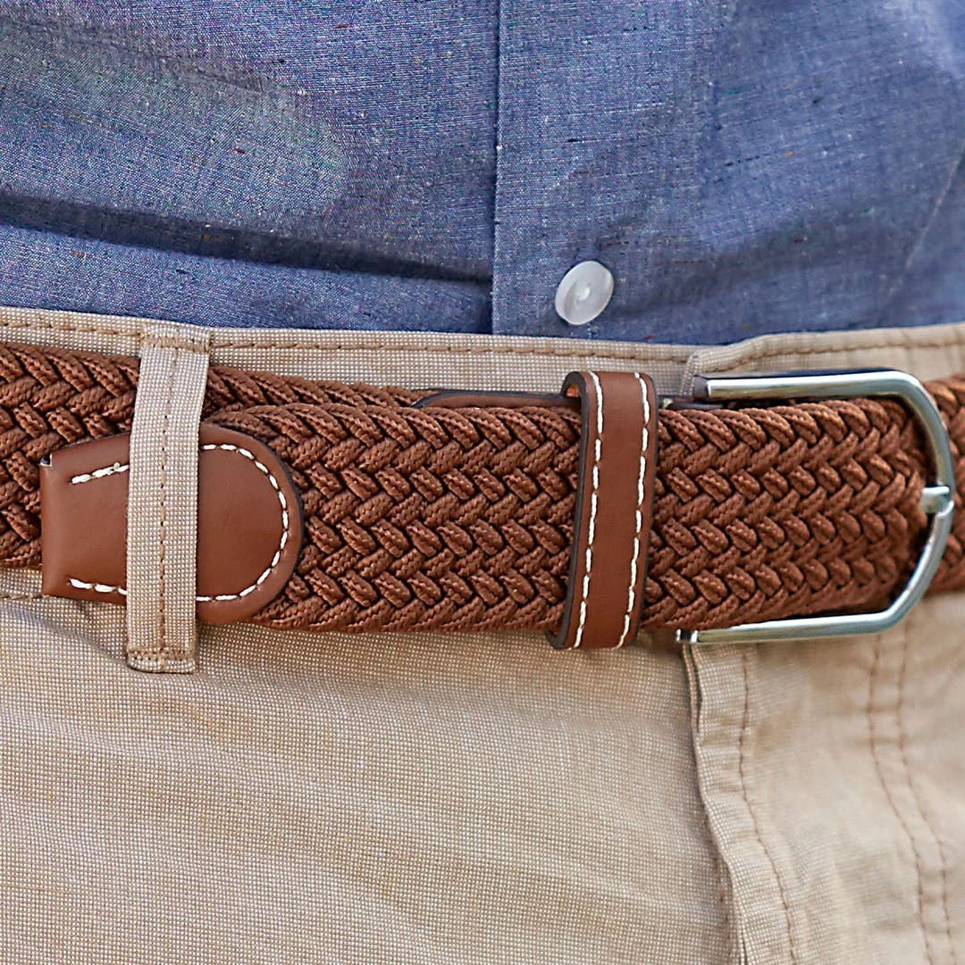 Collin Rowe Ceinture élastique Marron 4 Collin Rowe Ceinture élastique Marron – Image 4