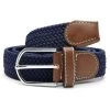 Collin Rowe Ceinture élastique Bleu Foncé