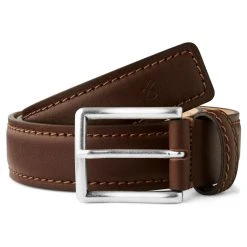 Fawler Ceinture En Cuir Marron Felix