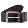 BSWK Ceinture Brute En Cuir Noir
