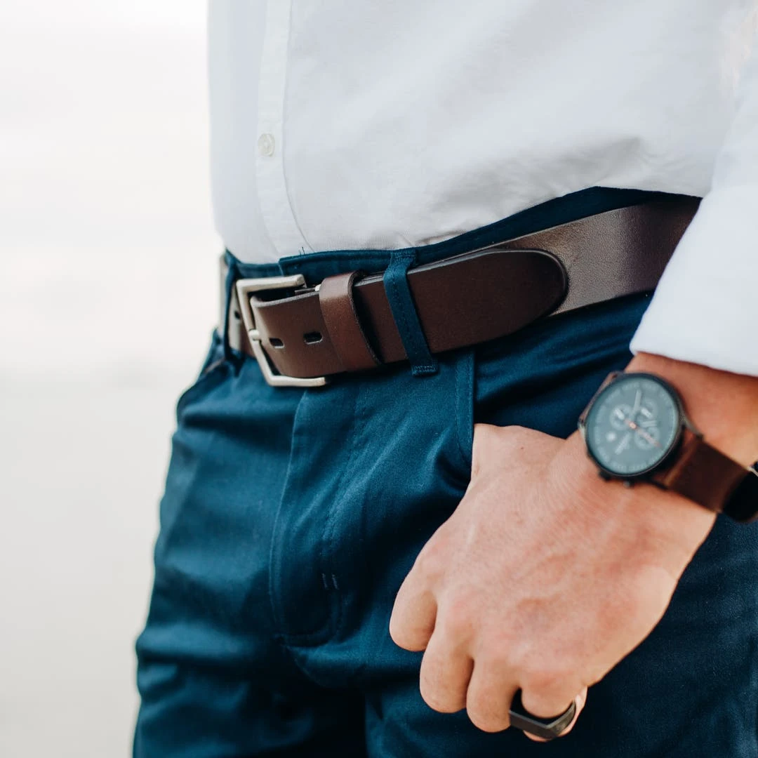 Salt & Hide Ceinture En Cuir Noisette 4 Salt & Hide Ceinture En Cuir Noisette – Image 4