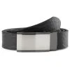 BSWK Ceinture En Cuir Noir Avec Boucle Massive à Verrouillage Automatique