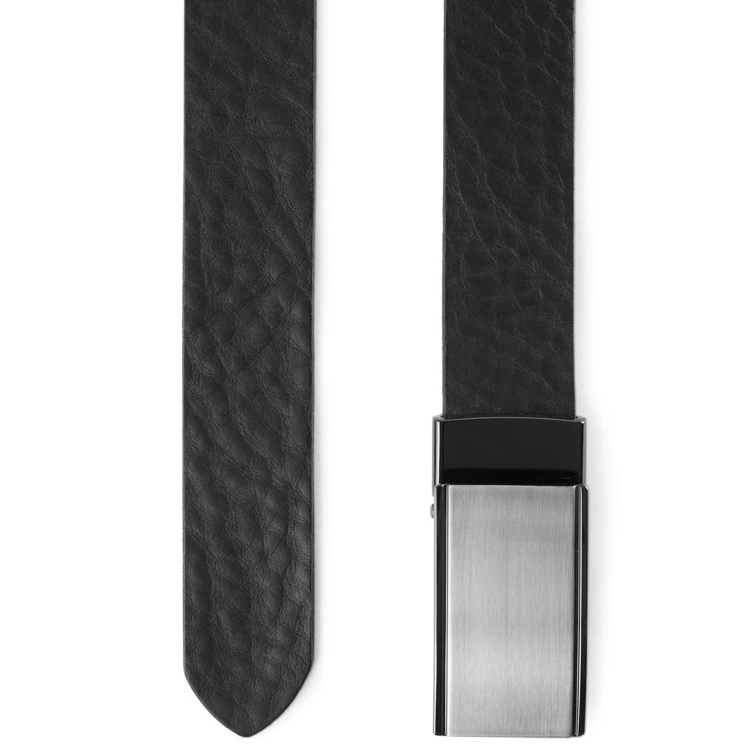 BSWK Ceinture En Cuir Noir Avec Boucle Massive à Verrouillage Automatique 2 BSWK Ceinture En Cuir Noir Avec Boucle Massive à Verrouillage Automatique – Image 2