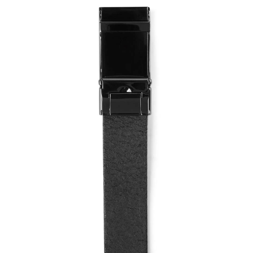 BSWK Ceinture En Cuir Noir Avec Boucle Massive à Verrouillage Automatique 6 BSWK Ceinture En Cuir Noir Avec Boucle Massive à Verrouillage Automatique – Image 6
