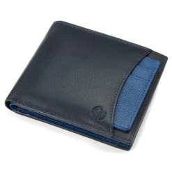 Lucleon Portefeuille Et Porte-cartes Lincoln En Cuir Bleu Marine Et Bleu Cobalt Anti-RFID -Chapeau Fawler en ligne Colour collection 1 2 copy