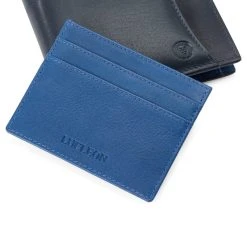 Lucleon Portefeuille Et Porte-cartes Lincoln En Cuir Bleu Marine Et Bleu Cobalt Anti-RFID -Chapeau Fawler en ligne Colour collection 1 4 copy