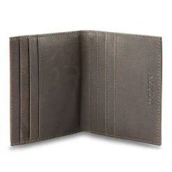 Lucleon Porte-cartes En Cuir Gris Et Brun Havane Anti-RFID Loren -Chapeau Fawler en ligne Colour collection Untitled Panorama2