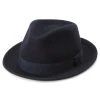 Fawler Chapeau Trilby Tomasso Moda Bleu Marine