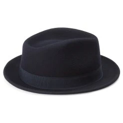 Fawler Chapeau Trilby Tomasso Moda Bleu Marine -Chapeau Fawler en ligne Hat 14 3 copy 3