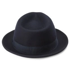Fawler Chapeau Trilby Tomasso Moda Bleu Marine -Chapeau Fawler en ligne Hat 14 4 copy 3