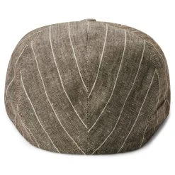 Fawler Casquette Plate à Rayures Marron Et Blanc Marco Moda -Chapeau Fawler en ligne Hat 24 3 copy 3