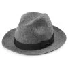 Fawler Chapeau Fédora Gris Filippo Moda