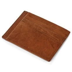 Lucleon Porte-cartes En Cuir Brun Havane Anti-RFID Cambodia -Chapeau Fawler en ligne Pawas wallet 16 5 copy