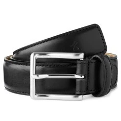 Fawler Ceinture En Cuir Noir Franz