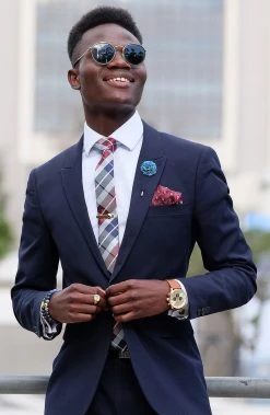 BSWK Ceinture En Cuir Brun Clair à Boucle Massive -Chapeau Fawler en ligne billed 1 341