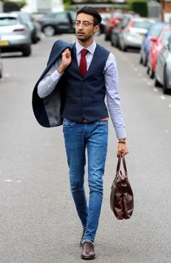 BSWK Ceinture Moderne En Cuir Brun Clair -Chapeau Fawler en ligne billed 3 83